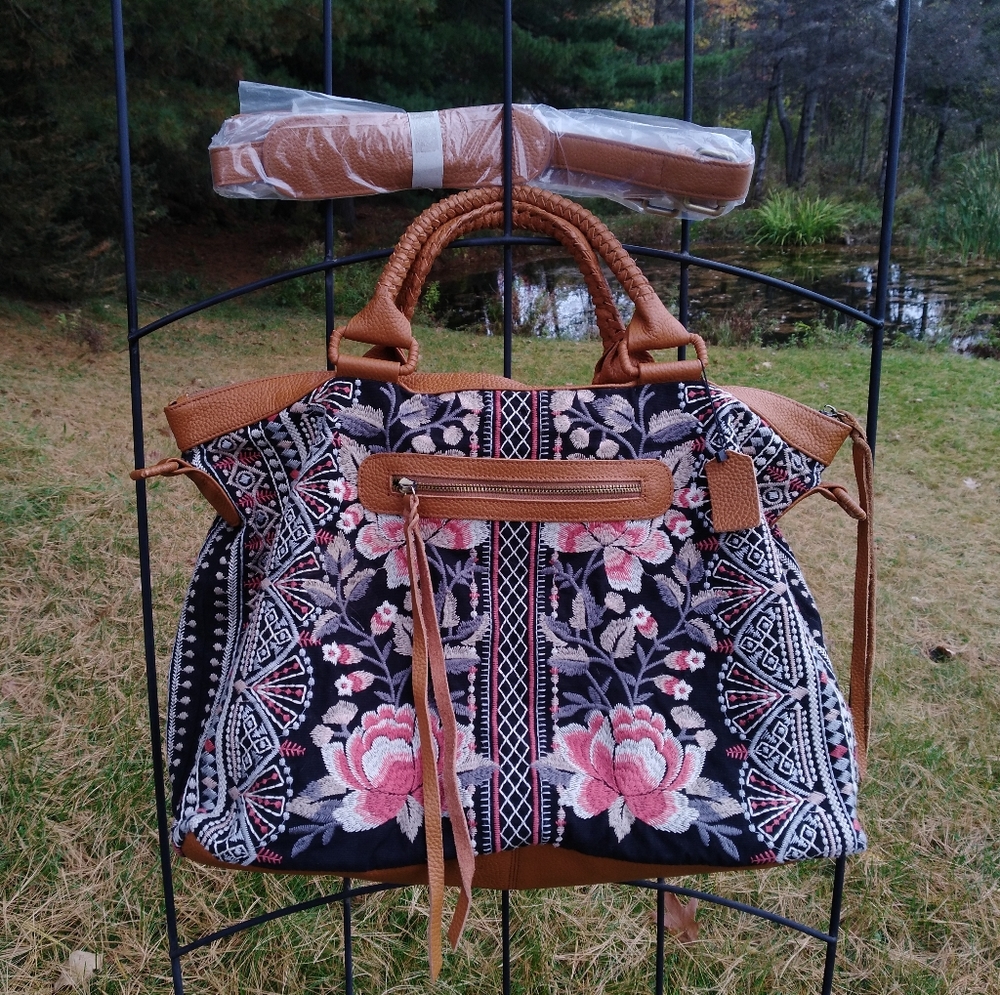 NWOT Johnny Was JWLA Calida Overnight Tote Bag...SOLD-OUT!